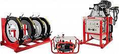 Гидравлический стыковой сварочный аппарат для пэ труб Gas Fusion Red-1000