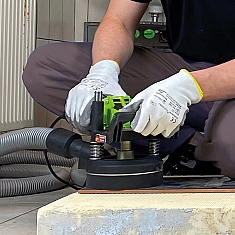 Применение станка для сухого алмазного сверления плитки Eibenstock EFB 68 Применение станка для сухого алмазного сверления плитки Eibenstock EFB 68